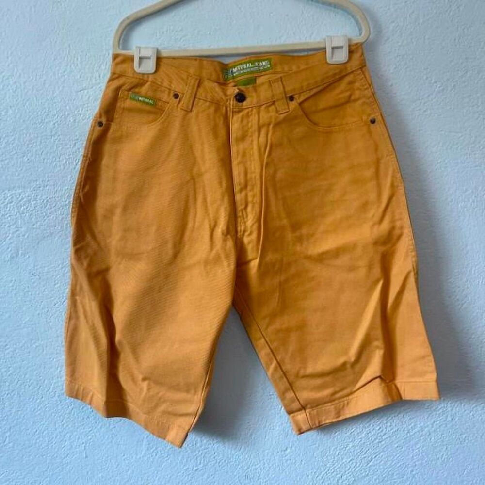Unbranded Men's Yellow and Orange Shorts